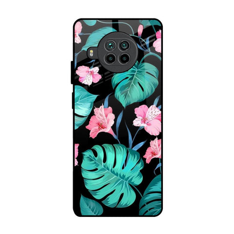 Tropical Leaves & Pink Flowers Glossy Case for Mi 10i 5G