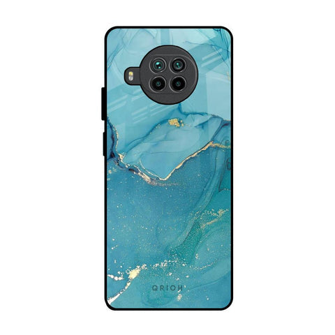 Blue Golden Glitter Glossy Case for Mi 10i 5G
