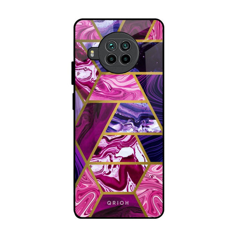 Electroplated Geometric Marble Glossy Case for Mi 10i 5G