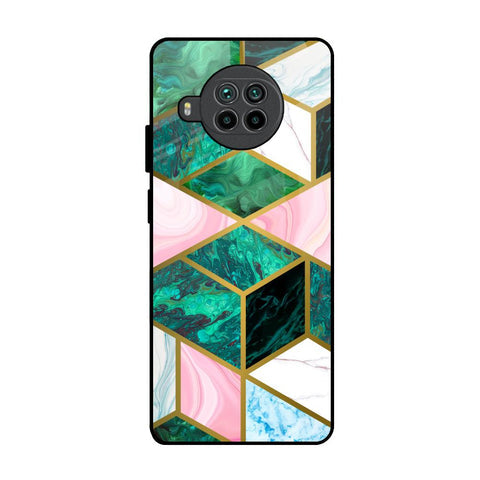 Seamless Green Marble Glossy Case for Mi 10i 5G