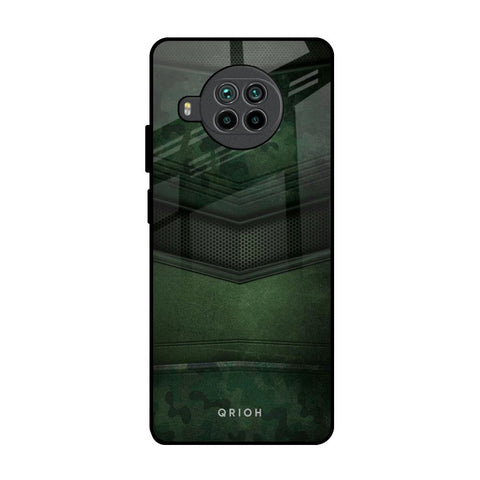 Green Leather Glossy Case for Mi 10i 5G