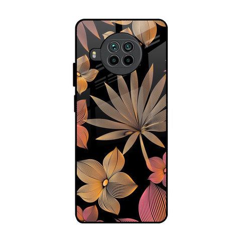 Lines Pattern Flowers Glossy Case for Mi 10i 5G