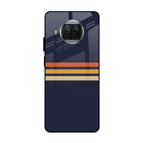 Tricolor Stripes Glossy Case For Mi 10i 5G