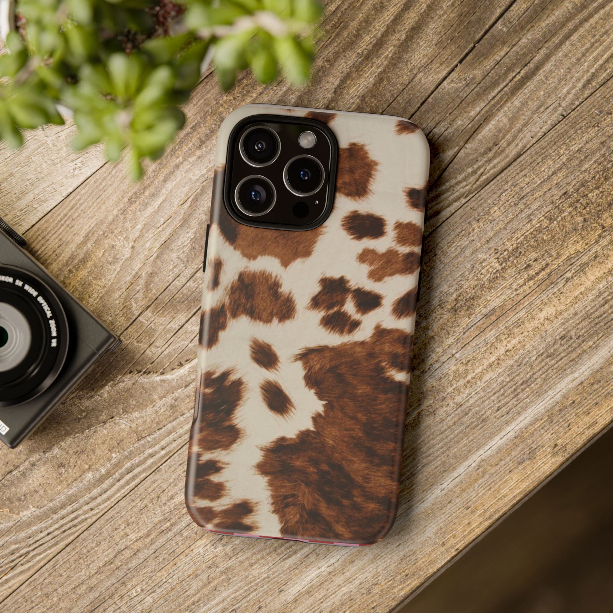 Cow Print Tough Case  Available For All iPhone Models