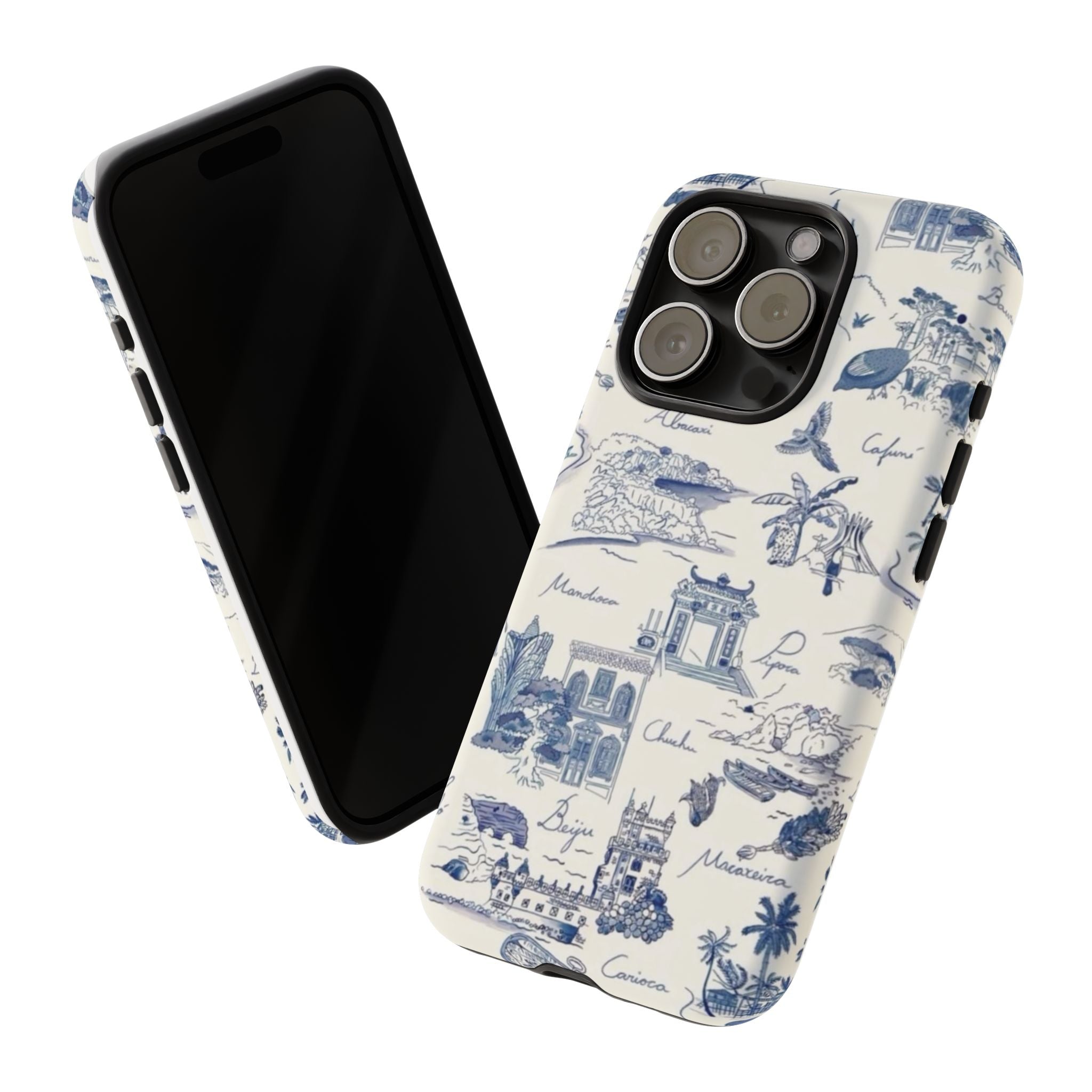 Crimson Bloom Tough Case  Available For All iPhone Models