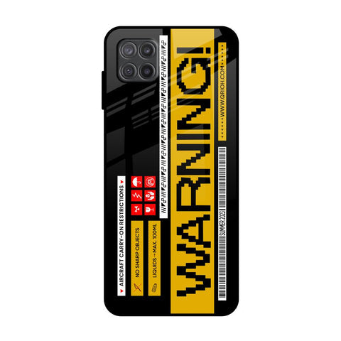 Aircraft Warning Glossy Case for Samsung Galaxy M12