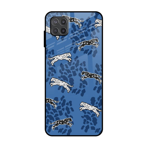 Blue Cheetah Glossy Case for Samsung Galaxy M12