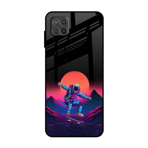 Retro Astronaut Glossy Case for Samsung Galaxy M12