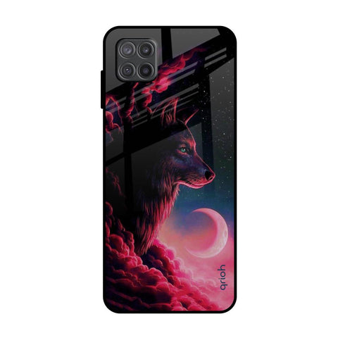 Moon Wolf Glossy Case for Samsung Galaxy M12