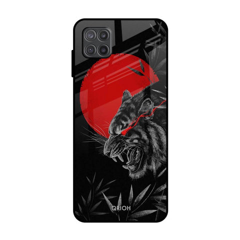 Red Moon Tiger Glossy Case for Samsung Galaxy M12