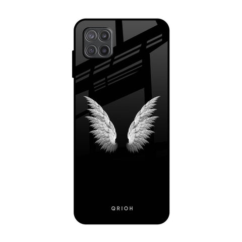 White Angel Wings Glossy Case for Samsung Galaxy M12