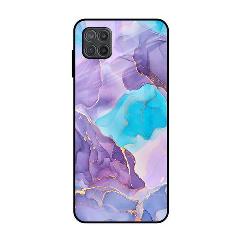 Alcohol ink Marble Glossy Case for Samsung Galaxy M12