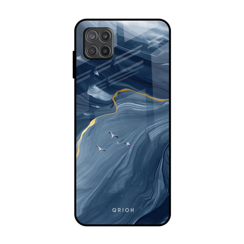 Deep Ocean Marble Glossy Case for Samsung Galaxy M12