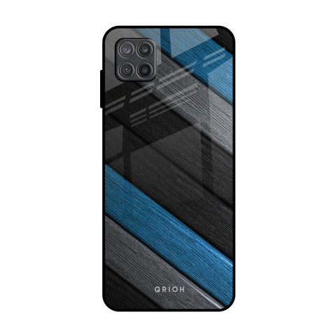 Multicolor Wooden Effect Glossy Case for Samsung Galaxy M12