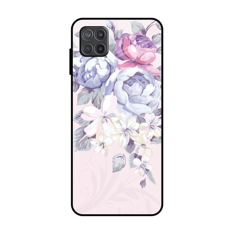 Elegant Floral Glossy Case for Samsung Galaxy M12