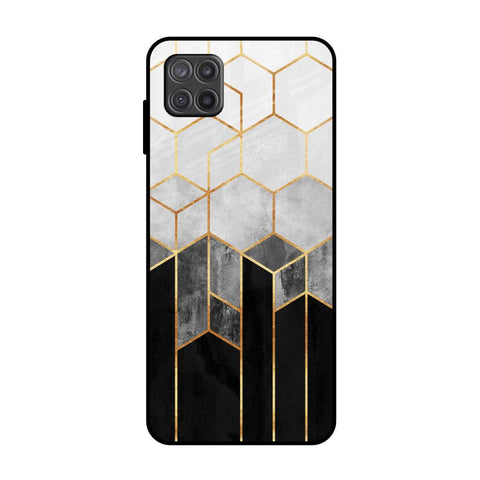 Tricolor Pattern Glossy Case for Samsung Galaxy M12