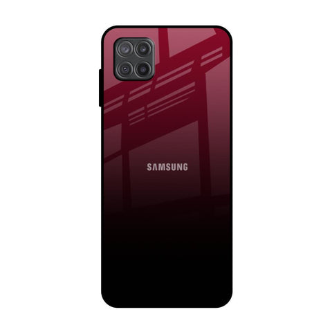 Wine Red Glossy Case For Samsung Galaxy M12