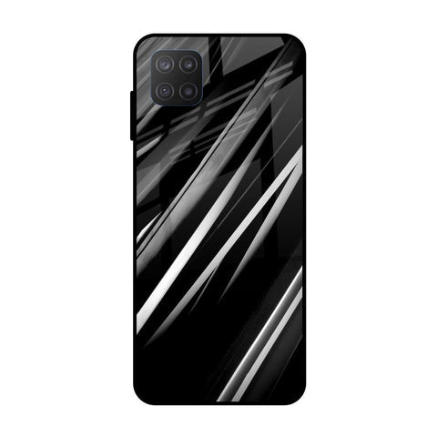 Black & Grey Gradient Glossy Case For Samsung Galaxy M12