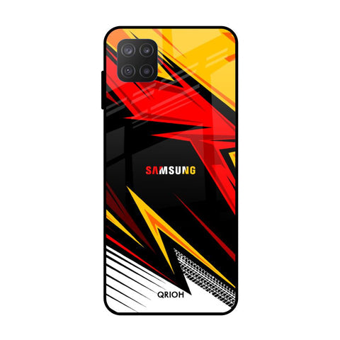 Race Jersey Pattern Glossy Case For Samsung Galaxy M12