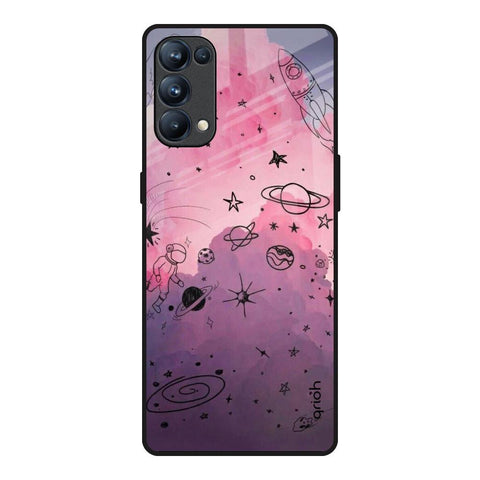 Space Doodles Glossy Case for Oppo Reno5 Pro