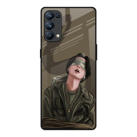 Blind Fold Glossy Case for Oppo Reno5 Pro