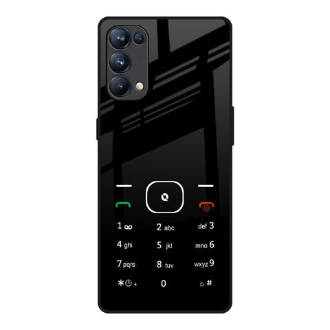 Classic Keypad Pattern Glossy Case for Oppo Reno5 Pro
