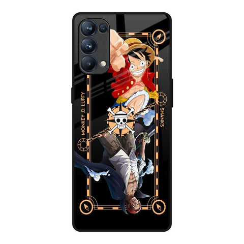Shanks & Luffy Glossy Case for Oppo Reno5 Pro