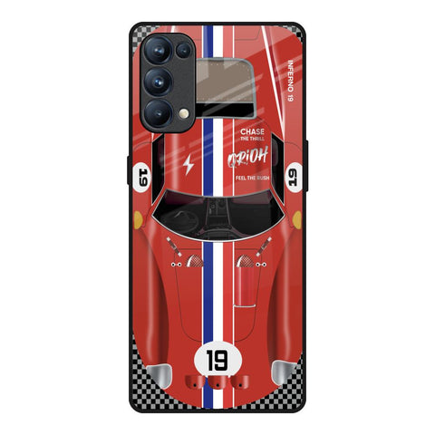 Racing Vintage Glossy Case for Oppo Reno5 Pro