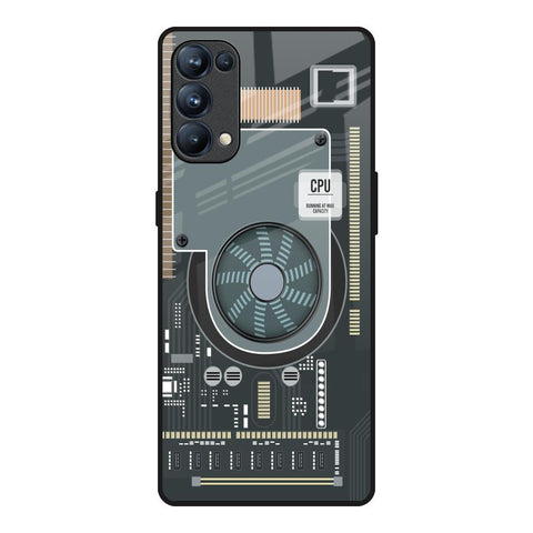 Motherboard Circuit Glossy Case for Oppo Reno5 Pro