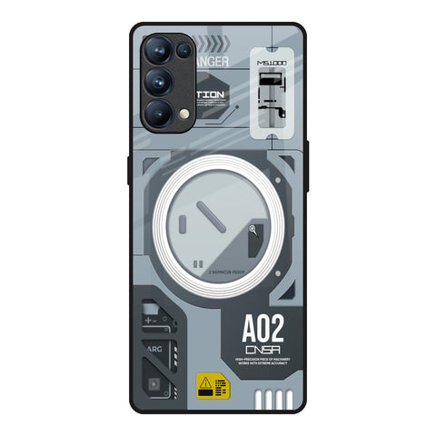 Modern Technology Glossy Case for Oppo Reno5 Pro