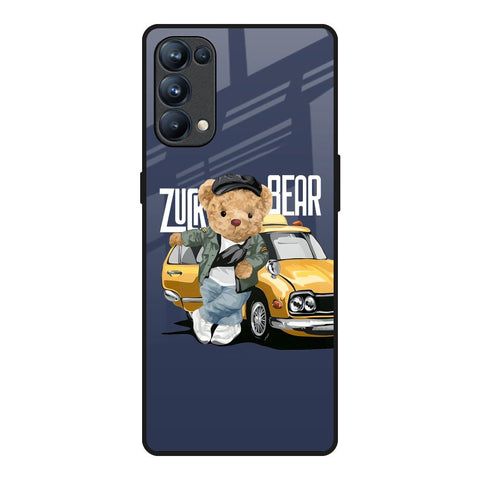 Adventurous Bear Glossy Case for Oppo Reno5 Pro