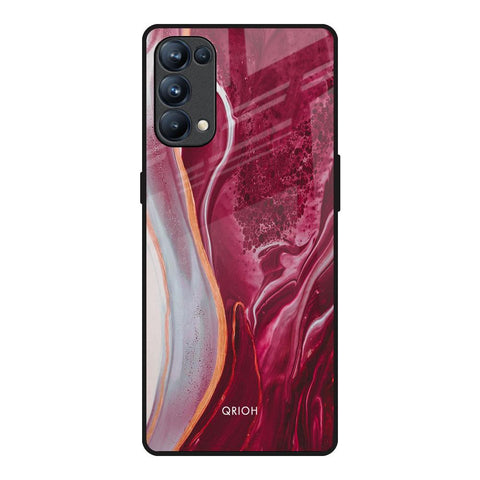 Crimson Ruby Glossy Case for Oppo Reno5 Pro