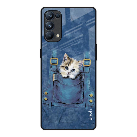 Kitty In Pocket Glossy Case For Oppo Reno5 Pro