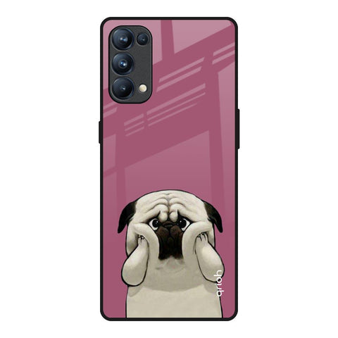 Funny Pug Face Glossy Case For Oppo Reno5 Pro