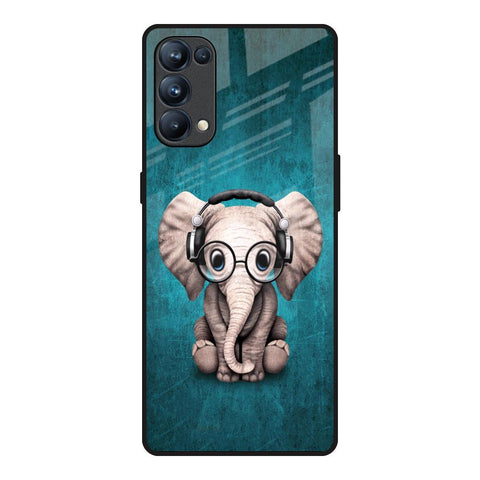 Adorable Baby Elephant Glossy Case For Oppo Reno5 Pro