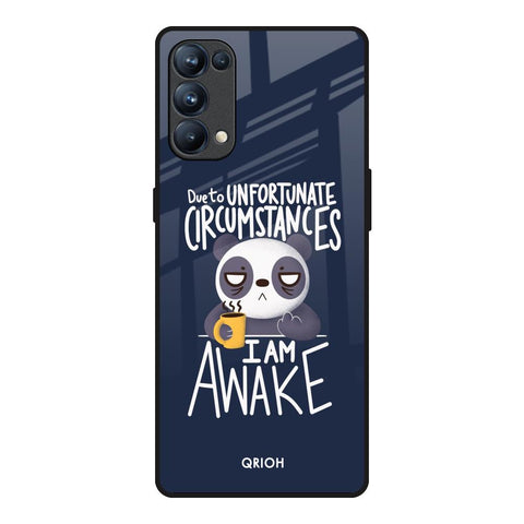 Struggling Panda Glossy Case for Oppo Reno5 Pro