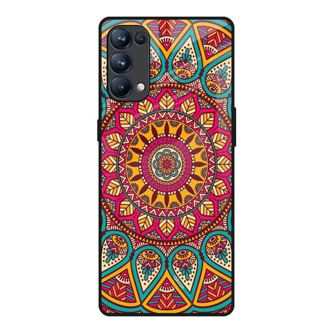 Elegant Mandala Glossy Case for Oppo Reno5 Pro