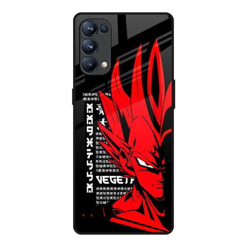 Red Vegeta Glossy Case for Oppo Reno5 Pro