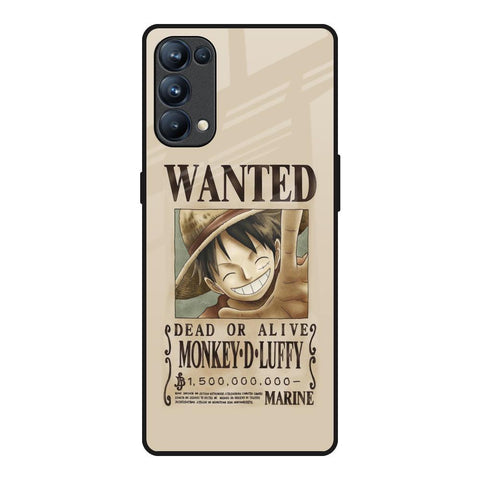 Luffy Wanted Glossy Case for Oppo Reno5 Pro