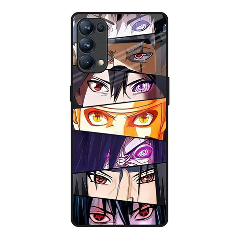 Anime Eyes Glossy Case for Oppo Reno5 Pro
