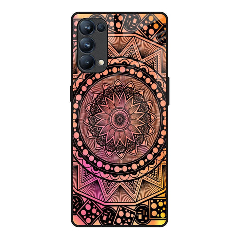 Floral Mandala Glossy Case for Oppo Reno5 Pro