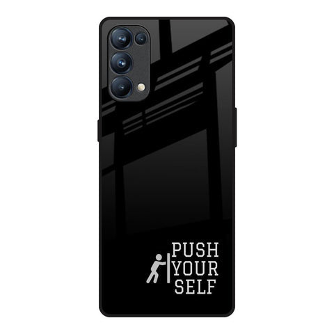 Push Your Self Glossy Case for Oppo Reno5 Pro