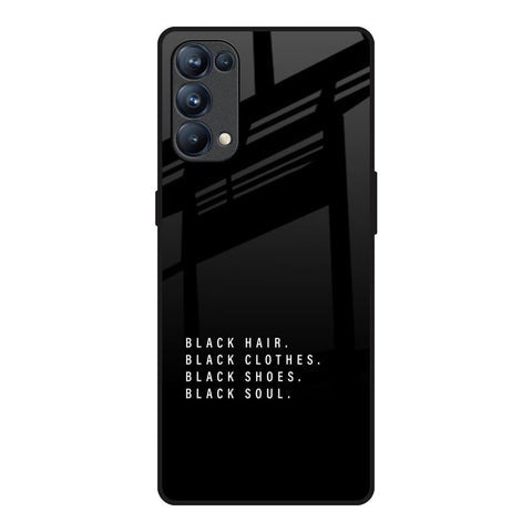 Black Soul Glossy Case for Oppo Reno5 Pro
