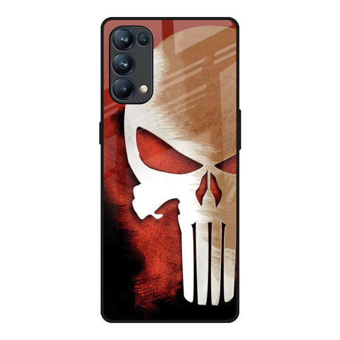 Red Skull Glossy Case for Oppo Reno5 Pro