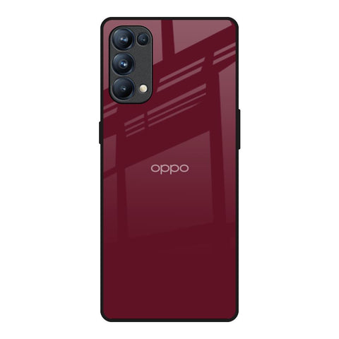 Classic Burgundy Glossy Case for Oppo Reno5 Pro