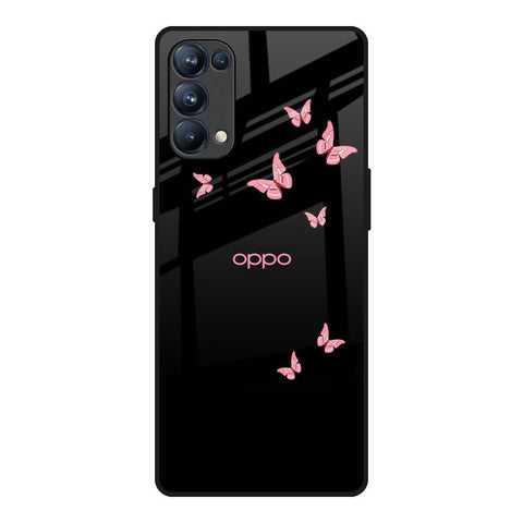 Fly Butterfly Glossy Case for Oppo Reno5 Pro