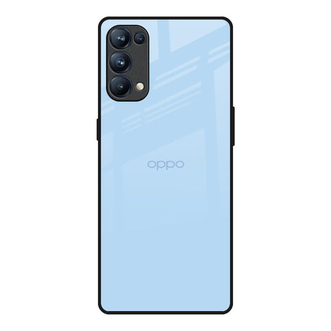 Pastel Sky Blue Glossy Case for Oppo Reno5 Pro