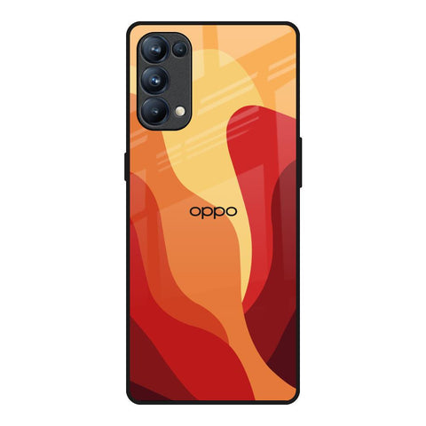 Magma Color Pattern Glossy Case for Oppo Reno5 Pro