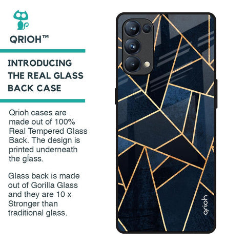 Abstract Tiles Glossy Case for Oppo Reno5 Pro