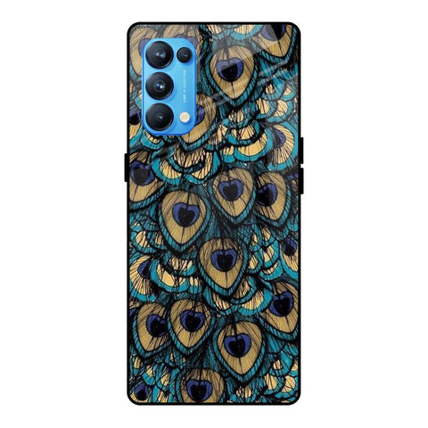 Peacock Feathers Glossy case for Oppo Reno5 Pro